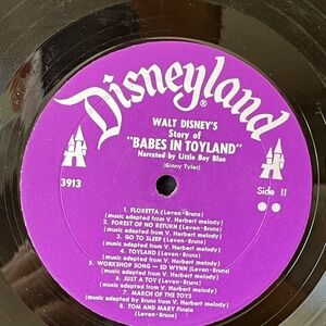 Disney | Media | Disney Babes In Toyland Vintage Vinyl Lp 961 Record